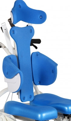 Photo includes optional headrest, side laterals and divided seat
