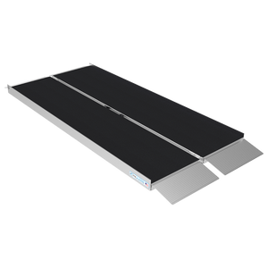EZ Access Single Fold Suitcase AS Ramps|Dual ramp is great for manual wheelchairs|Self-adjusting bottom transition plates independently adjust