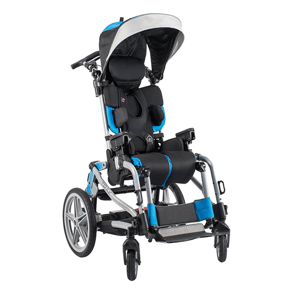 Leggero Trak SE Tilt Stroller shown with some accessories