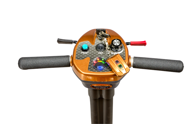 T type tiller with easy dynamic controls