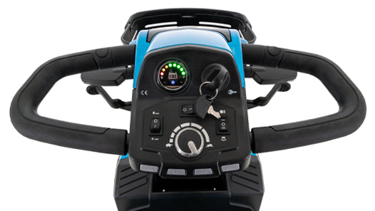 Easy to read Voltmeter and wraparound handles