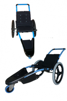Vipamat Hippocampe Pool Wheelchair Near Pool|Vipamat Hippocampe Pool Wheelchair Front and Side View|Vipamat Hippocampe Pool Wheelchair being used in pool|Vipamat Hippocampe Pool Wheelchair with Child rider|Vipamat Hippocampe Pool Wheelchair with Child rider and assist